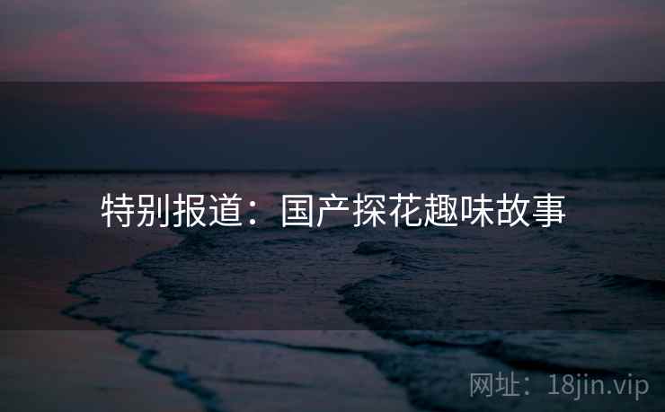 特别报道：国产探花趣味故事
