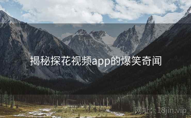 揭秘探花视频app的爆笑奇闻