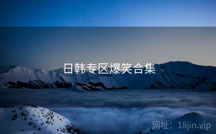 日韩专区爆笑合集
