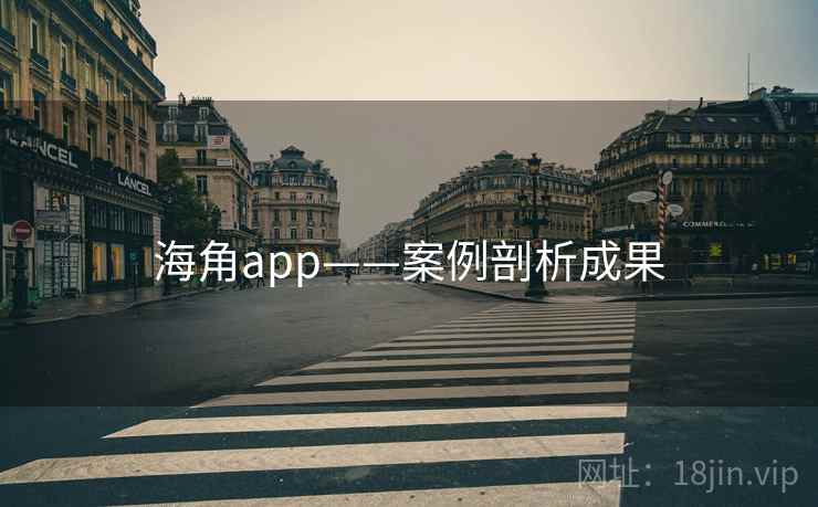 海角app——案例剖析成果